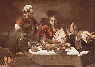 Supper at Emmaus Caravaggio